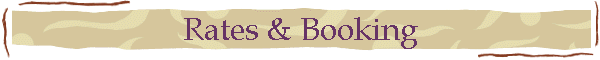 Rates & Booking